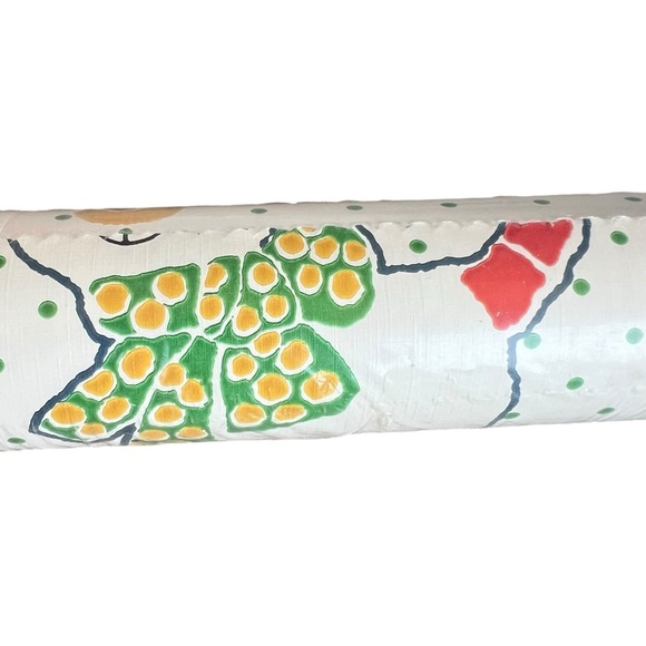 Vintage Cat Kitty Wallpaper Double Roll Polka Dots Flowers Kitschy Sunworthy NOS - Picture 3 of 8